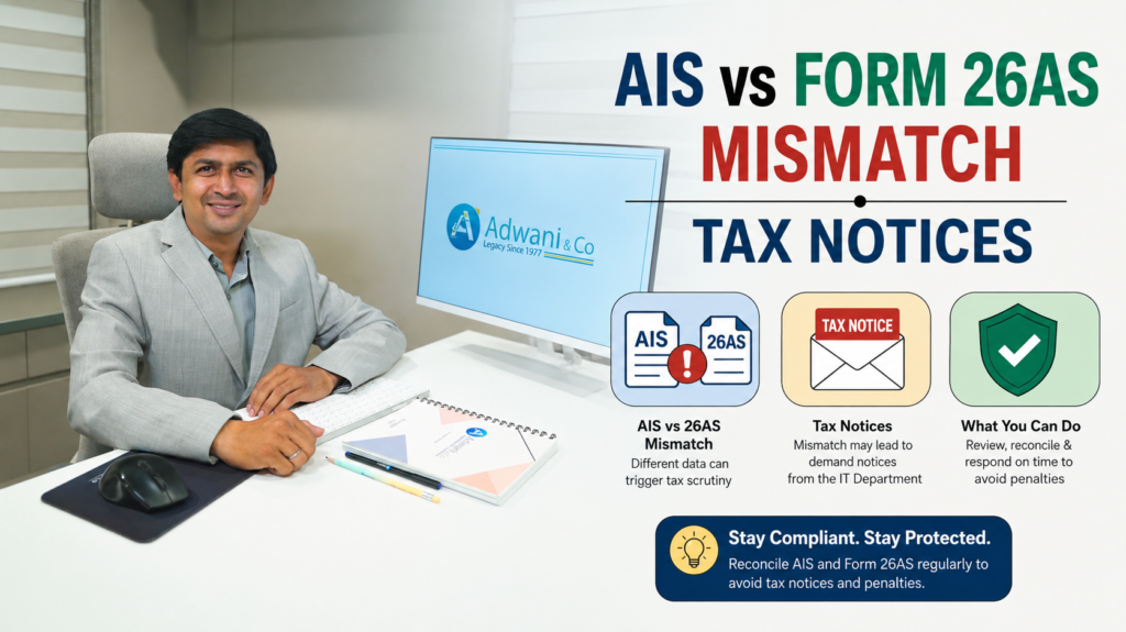AIS vs Form 26AS Mismatch and Tax Notices