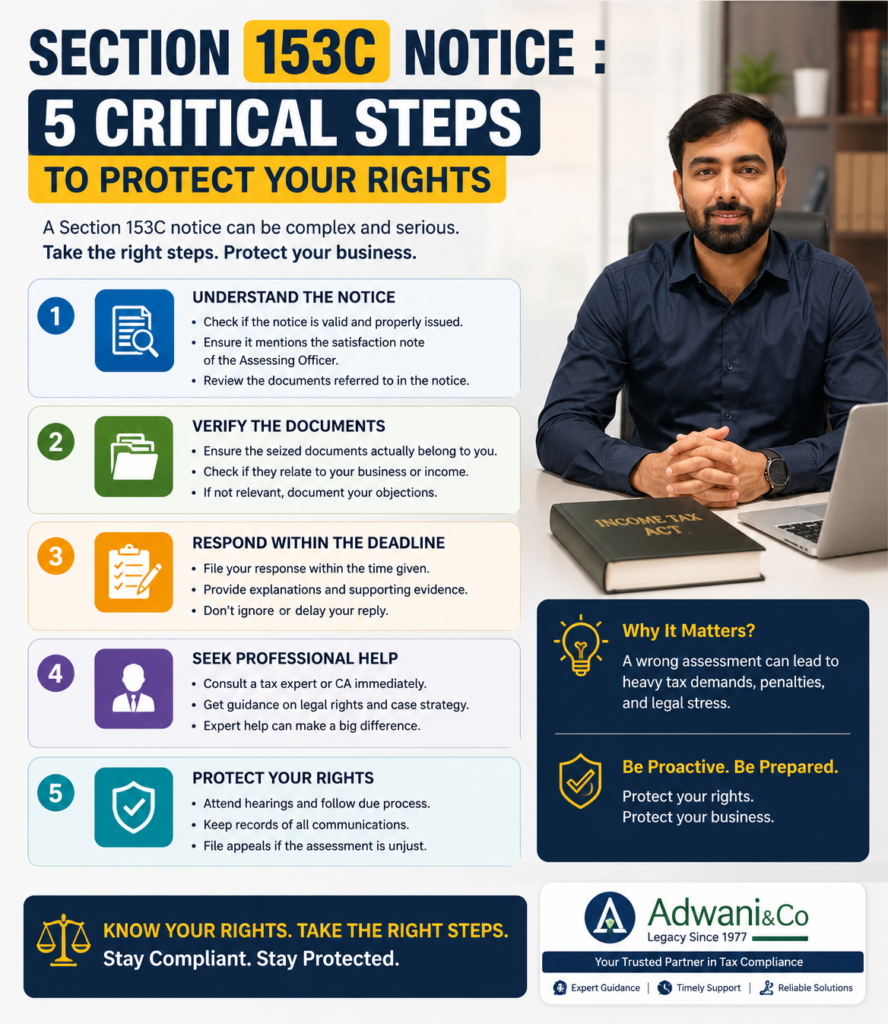 Section 153C Notice : 5 Critical Steps to Protect Your Rights