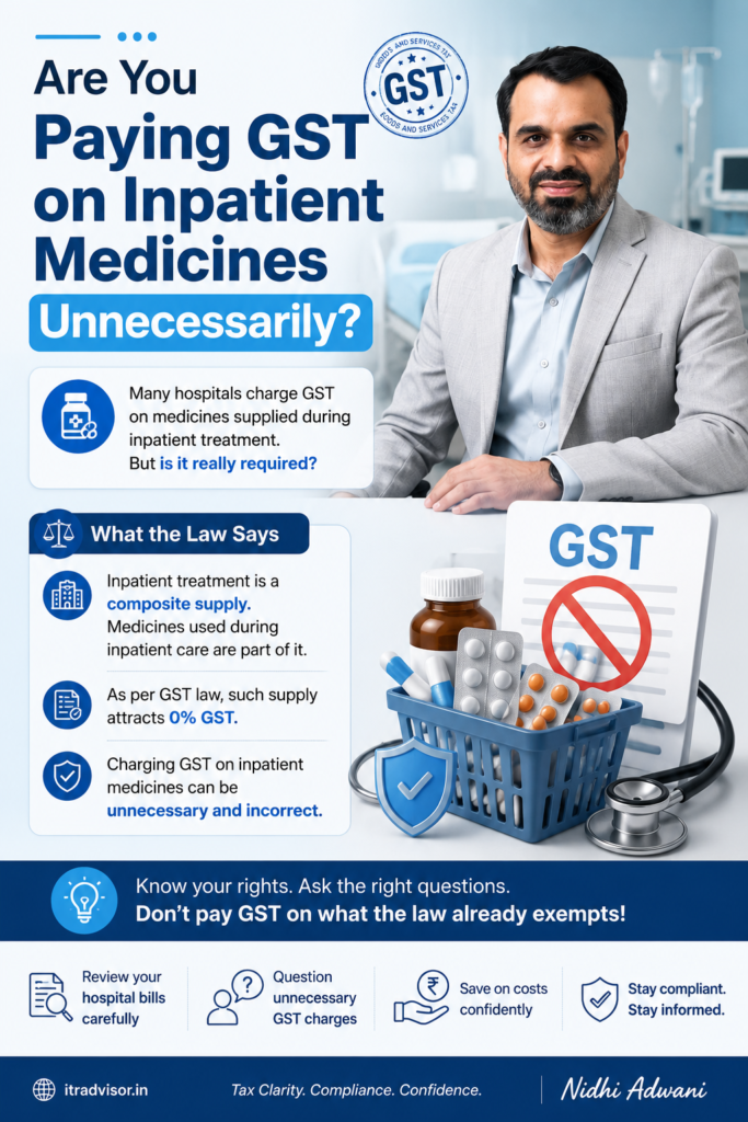 Are You Paying GST on Inpatient Medicines Unnecessarily