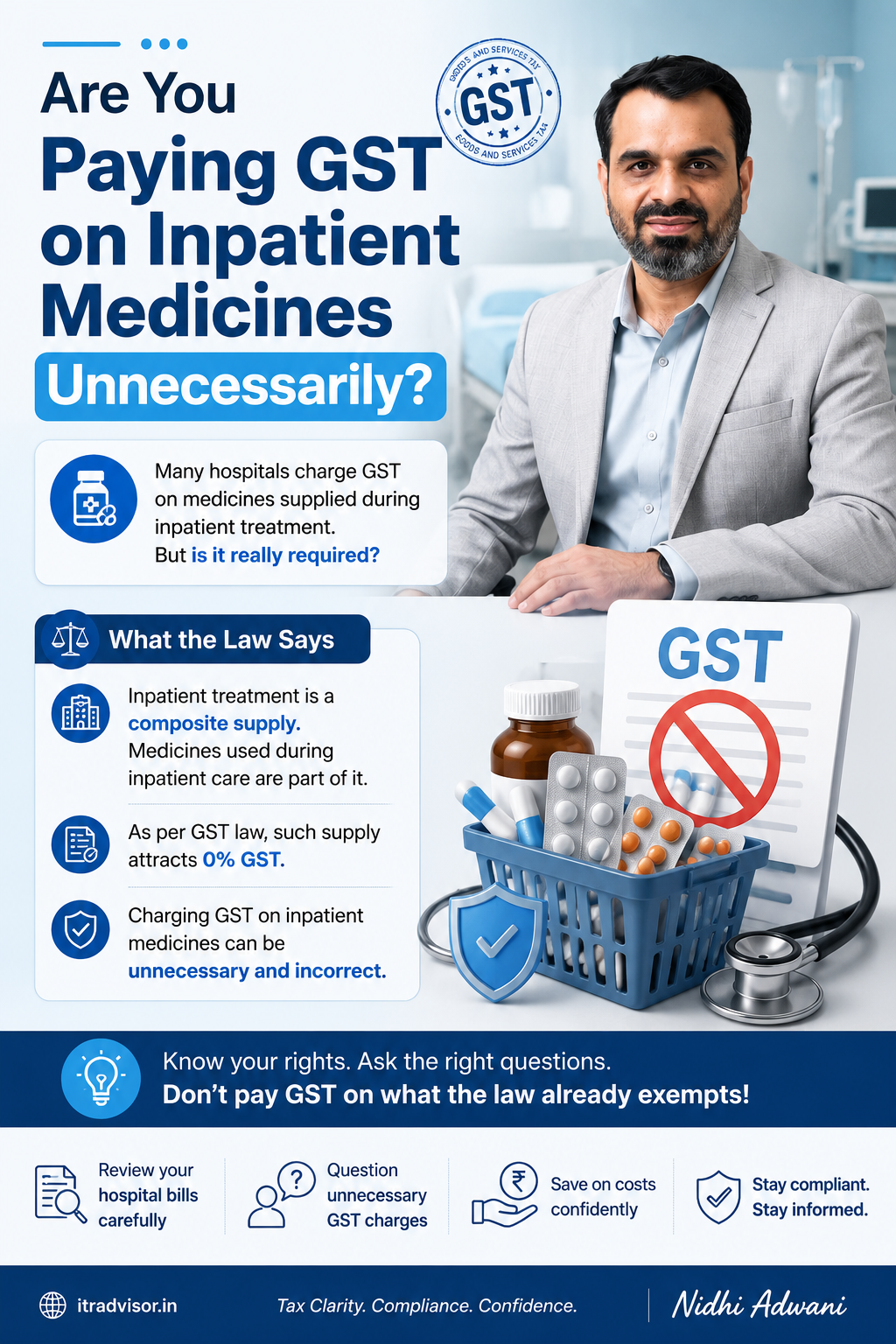 Are You Paying GST on Inpatient Medicines Unnecessarily