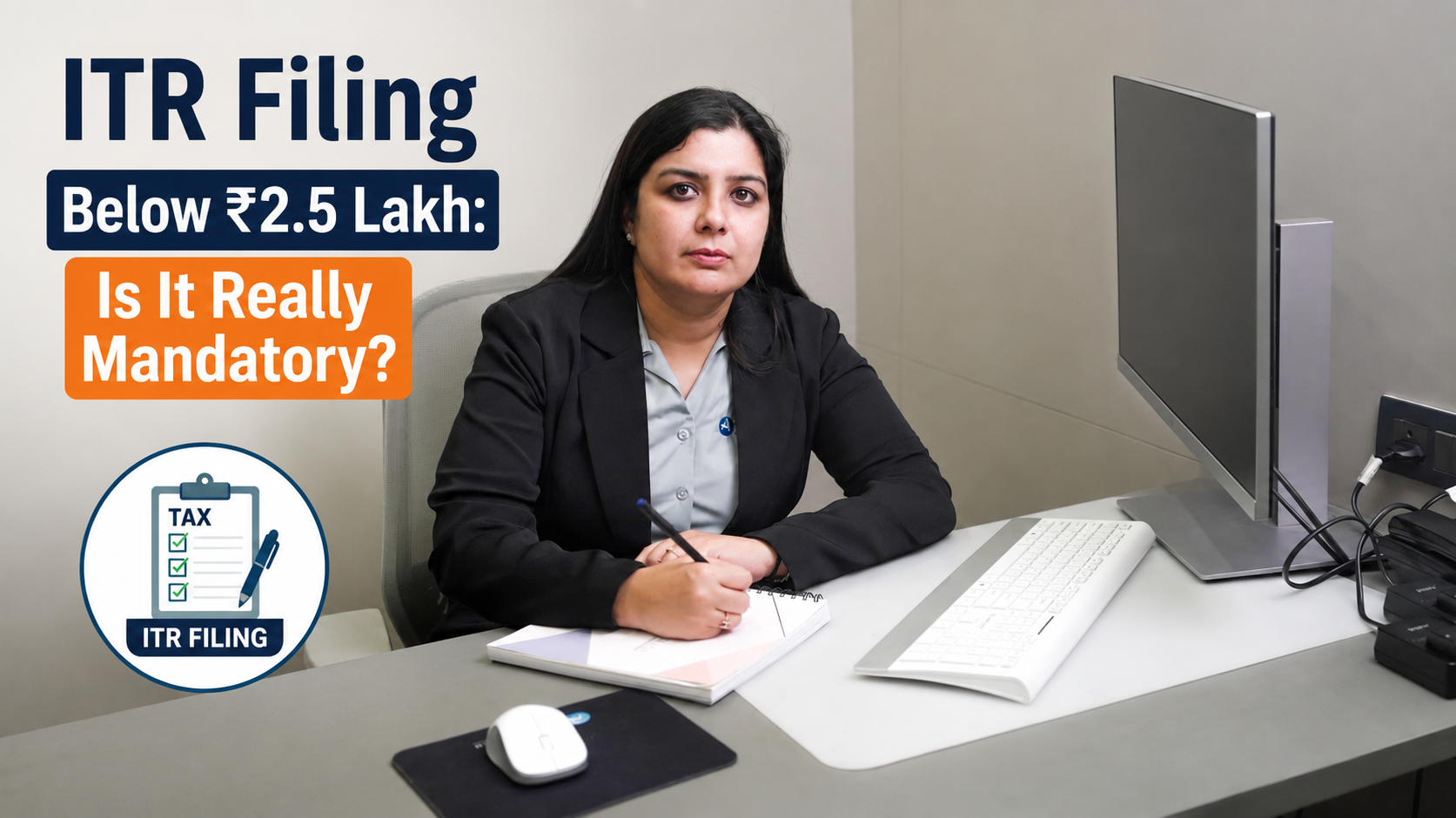 ITR Filing Below ₹2.5 Lakh: Is It Really Mandatory