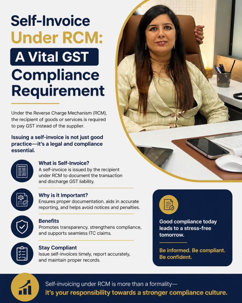 Self-Invoice for RCM